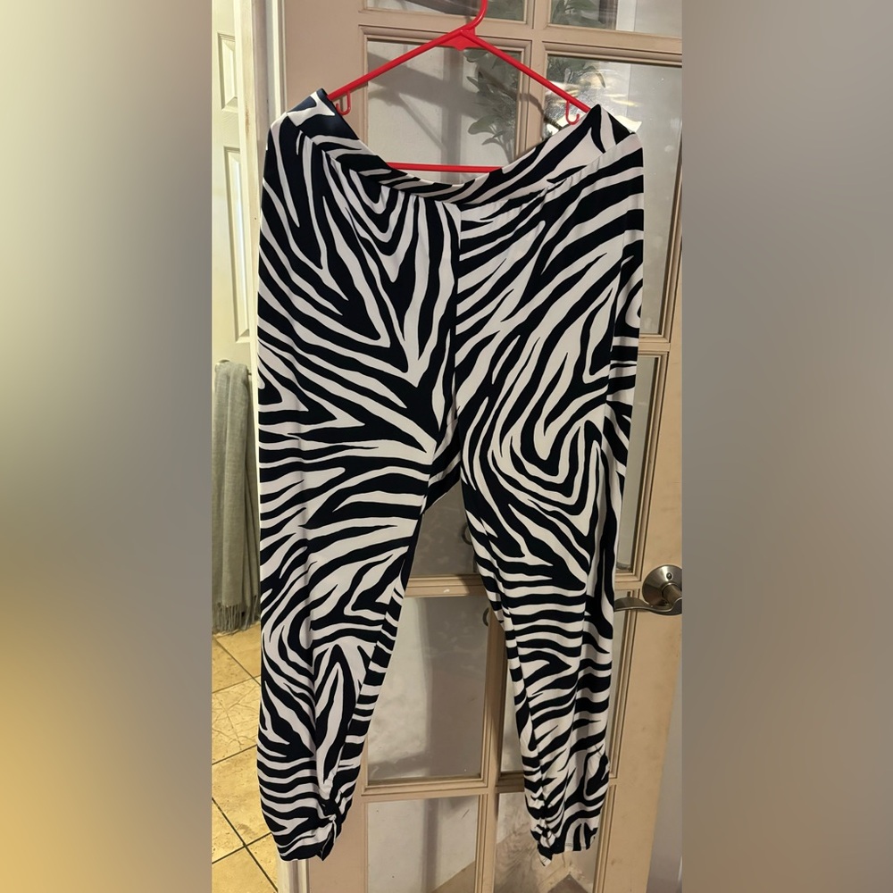 Chicos Zebra Print Pant
